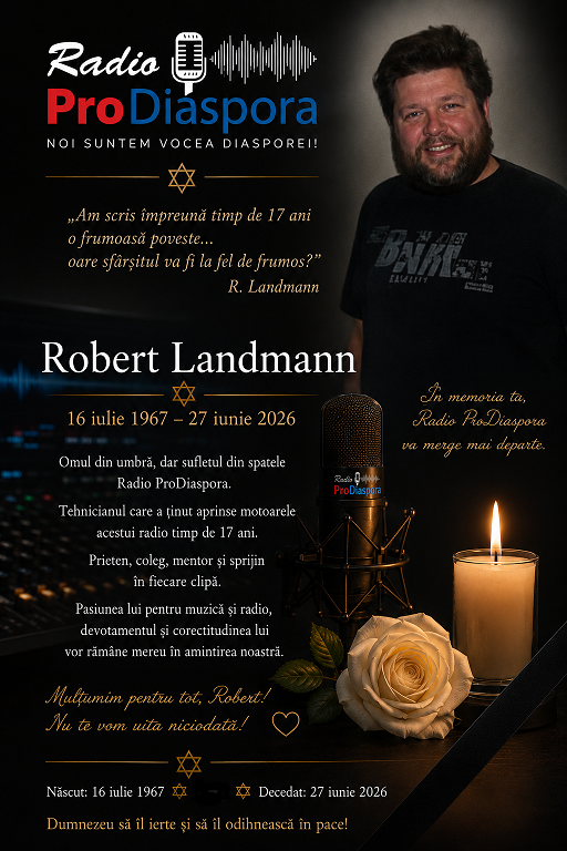 Robert Landmann – omul din umbră care a ținut aprinsă lumina Radio ProDiaspora
